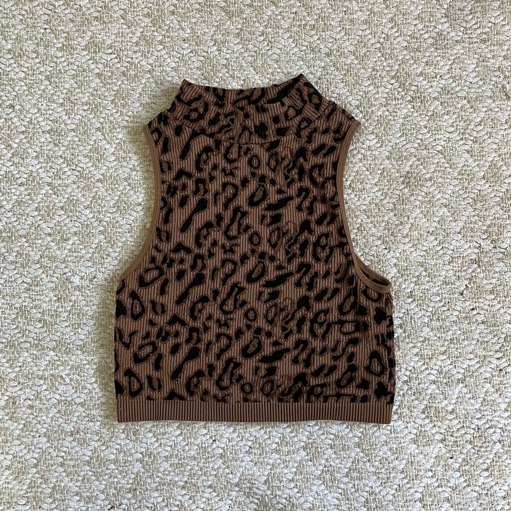 Animal Print Tank Top